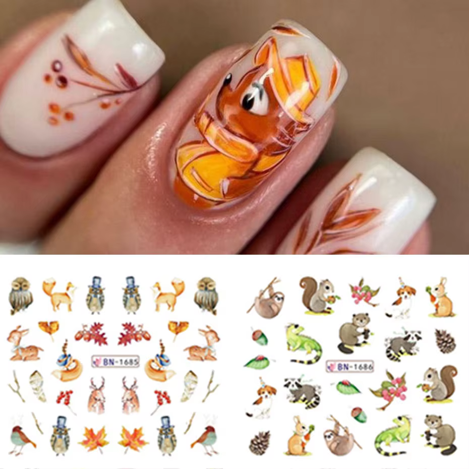 Autocollant d'eau pour Nail Art