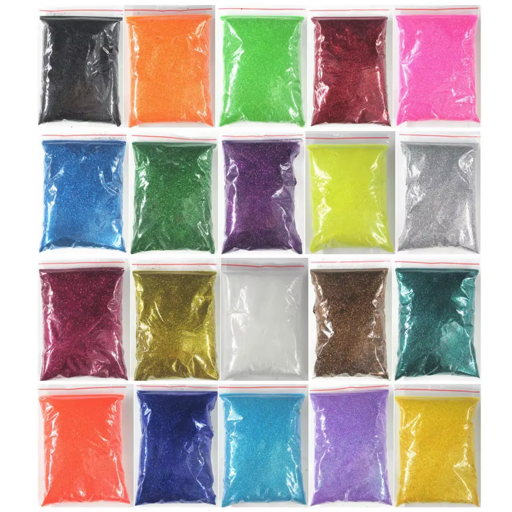 Poudre pailletée extra fine pour ongles