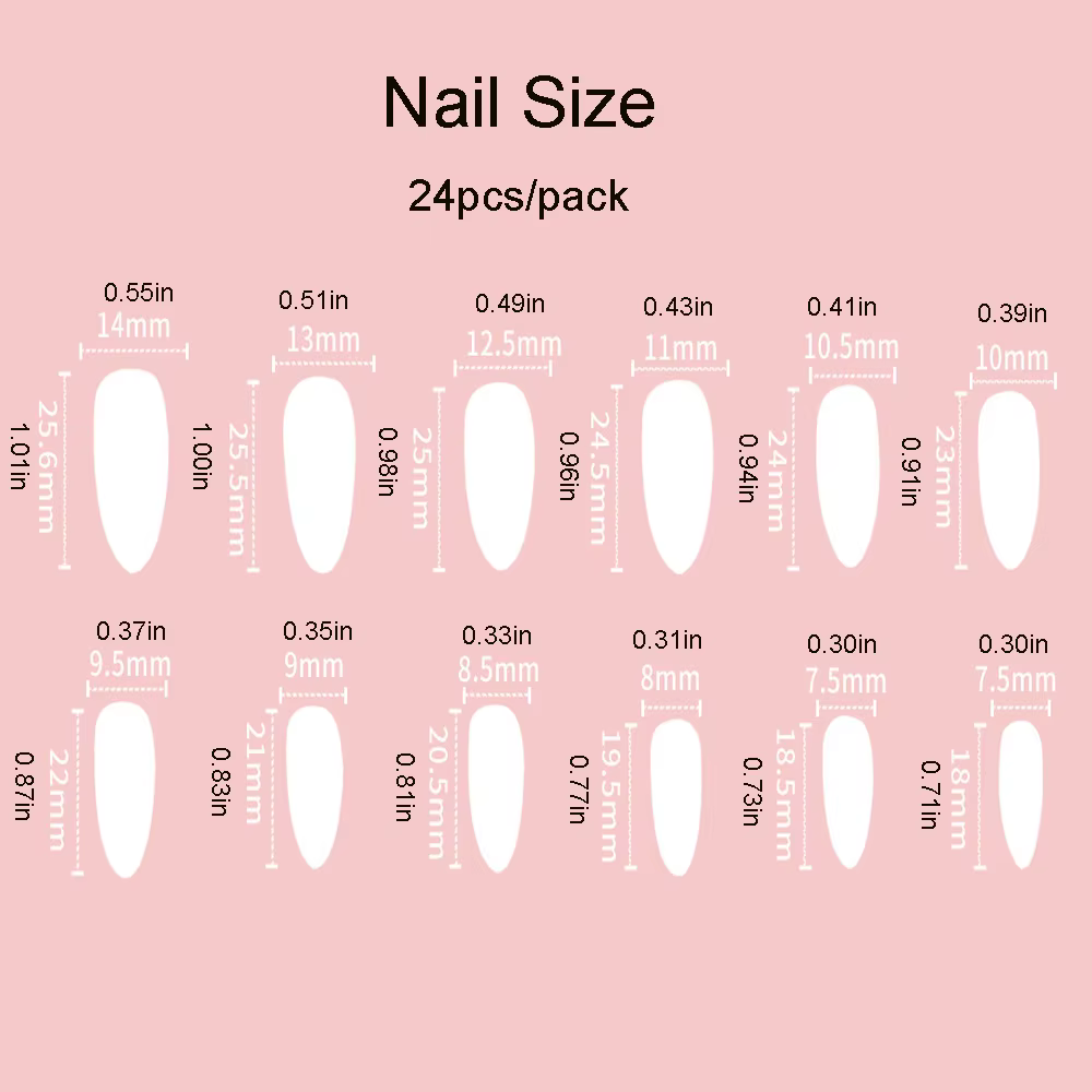 Ensemble de faux ongles à pression