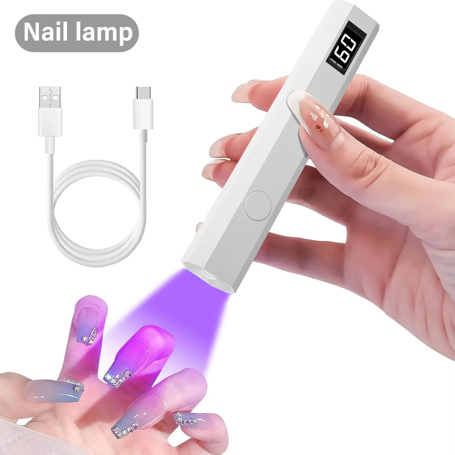 Lampe UV LED rechargeable YIKOOLIN 3W