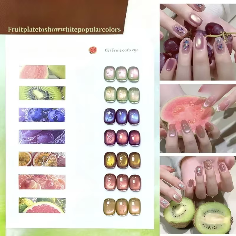Ensemble de vernis Gel blanchissant aux fruits