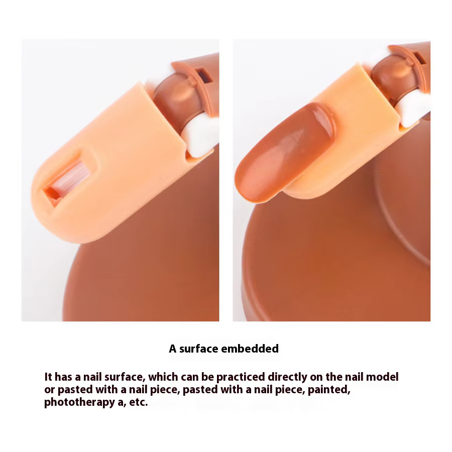 Faux Doigts Réglables pour la Pratique du Nail Art
