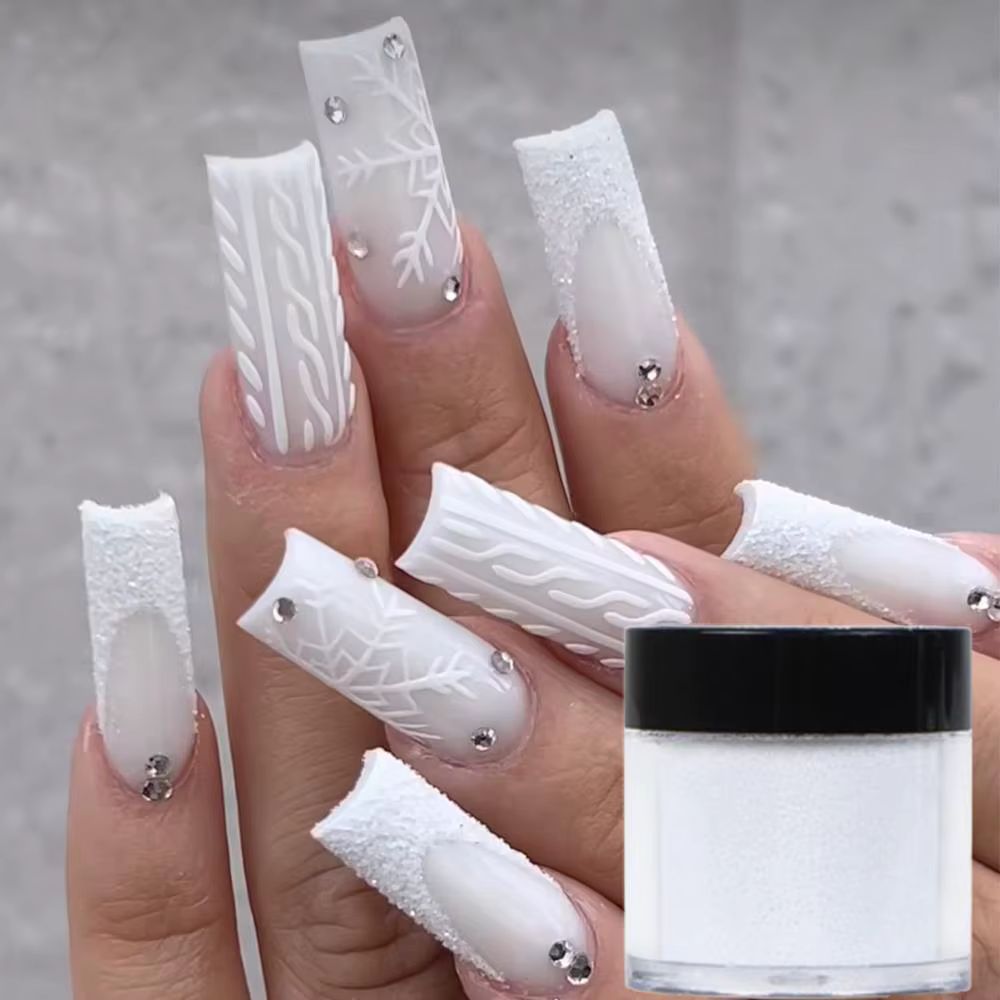 Poudre à paillettes pour ongles