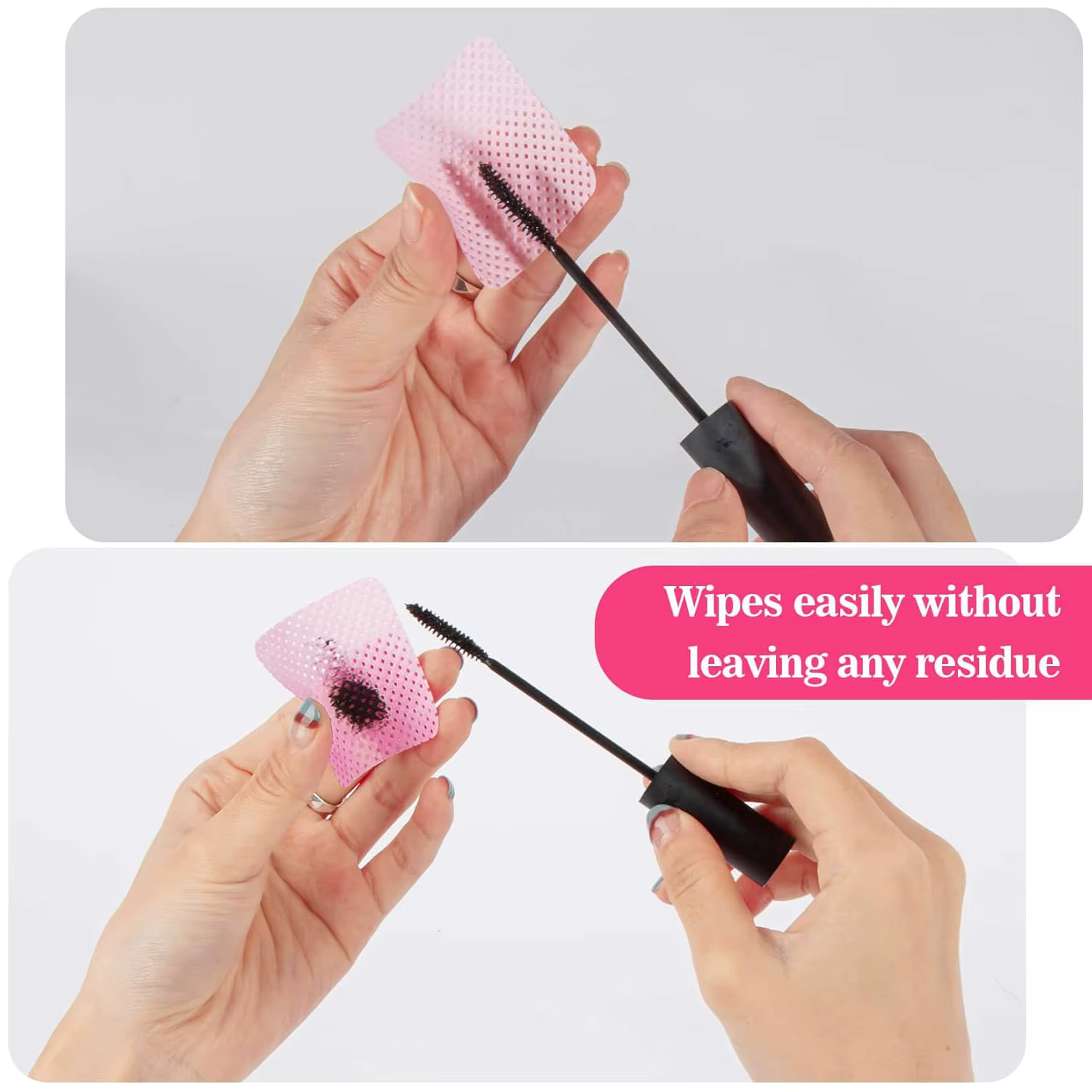Lingettes dissolvant de vernis à ongles en Gel de coton