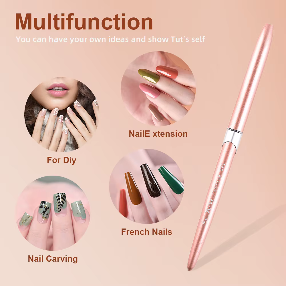 KADS – brosse professionnelle Kolinsky pour ongles