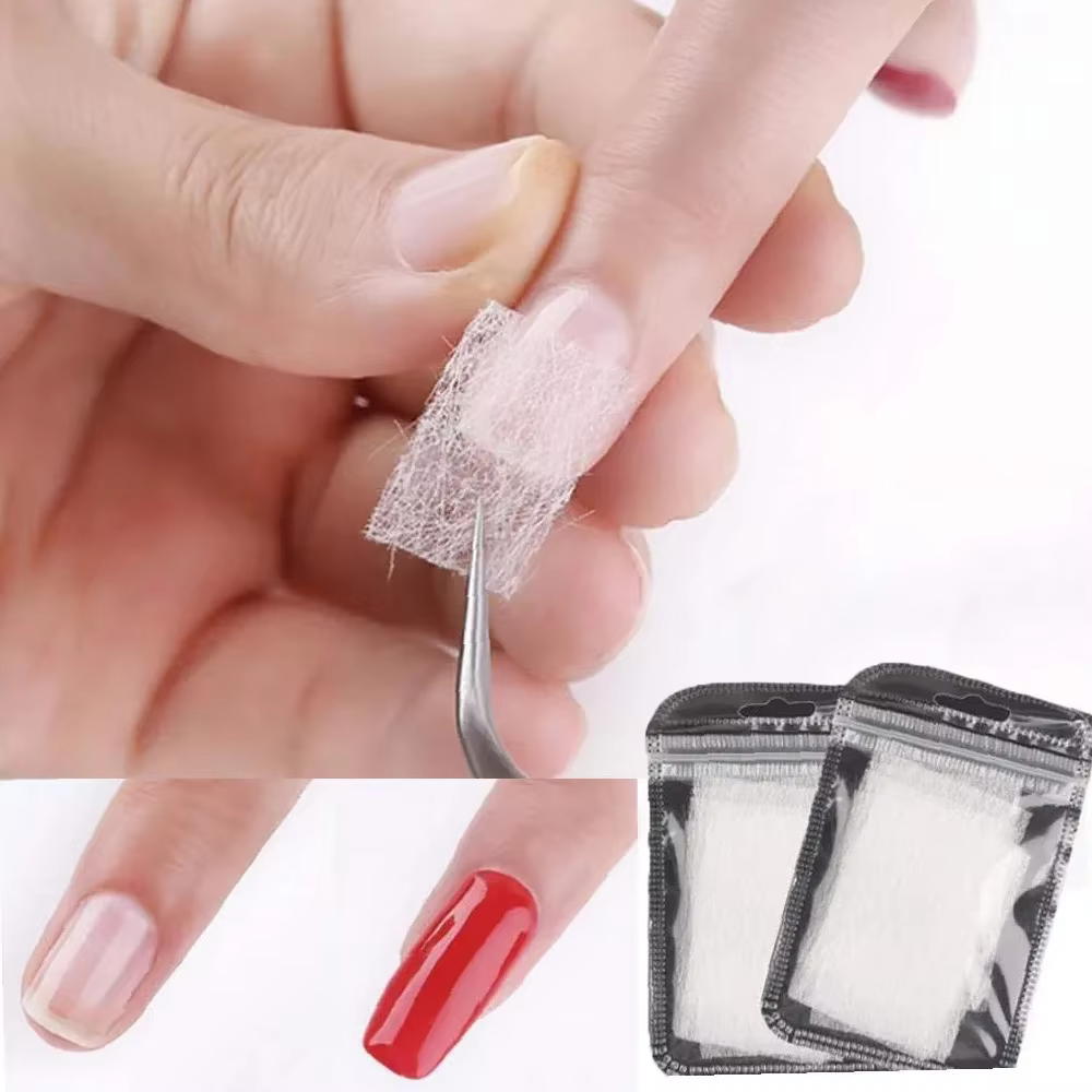10/20 pièces de moules en soie non tissée pour extension d'ongles