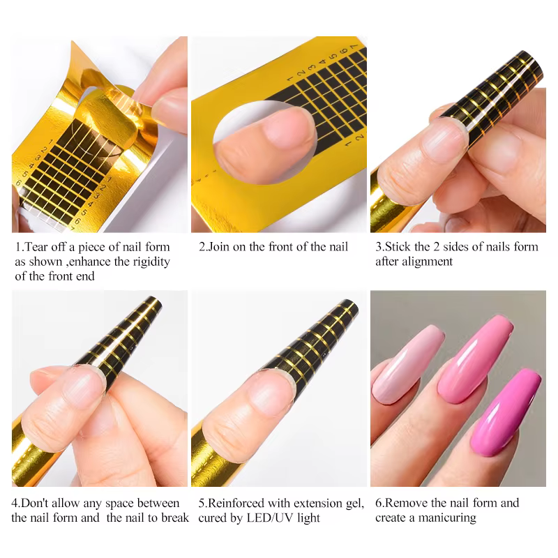 Conseils de forme d'ongle français