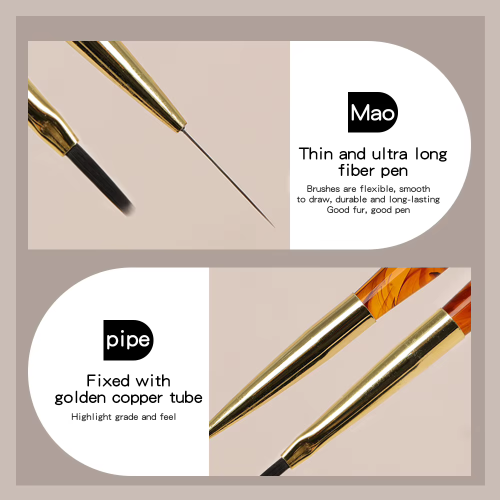 Pinceaux pour nail art
