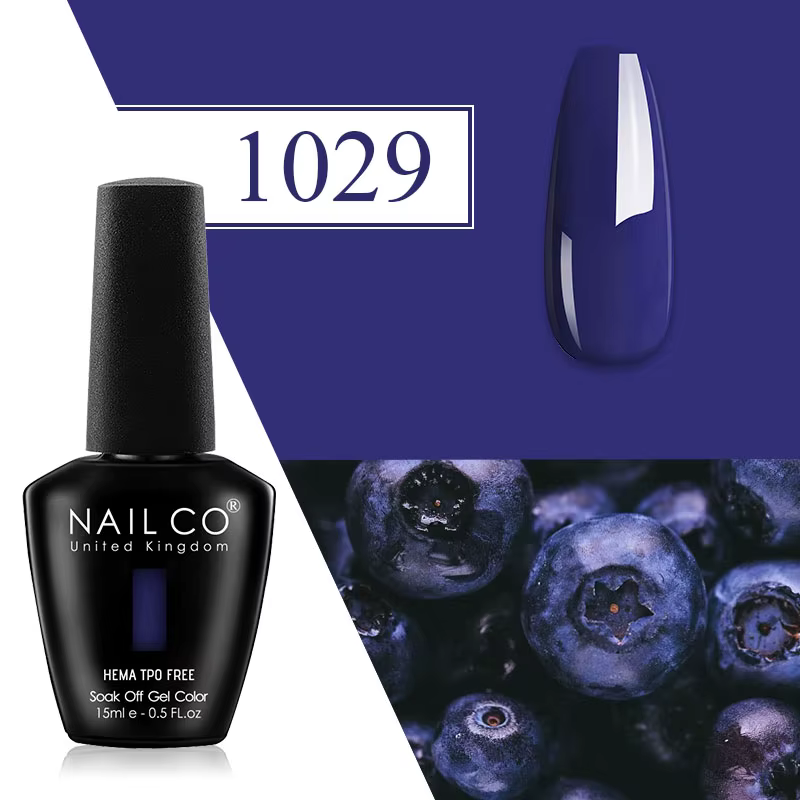 Vernis à ongles gel Nailco 15ml rouge violet