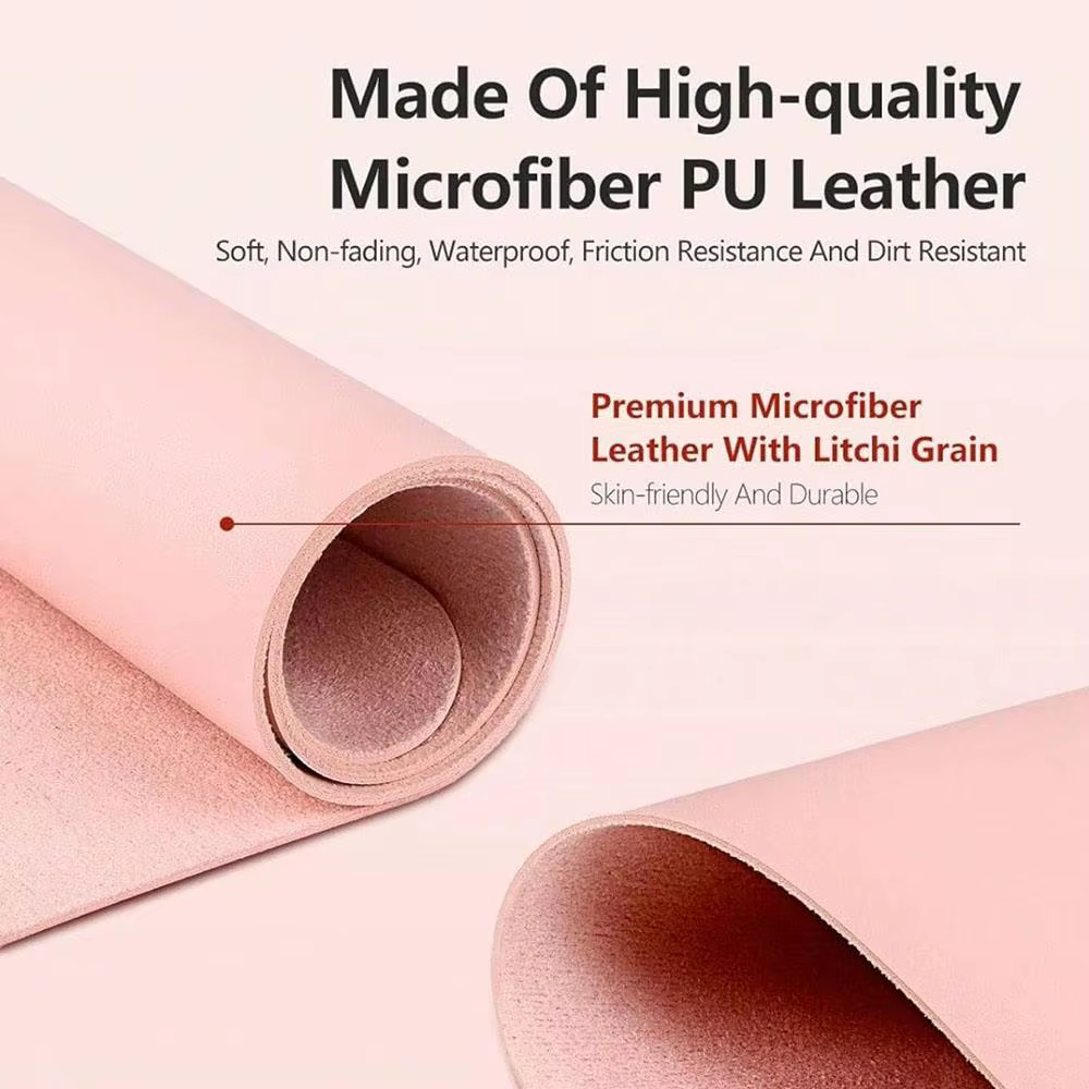 Tapis de manucure pliable en cuir PU