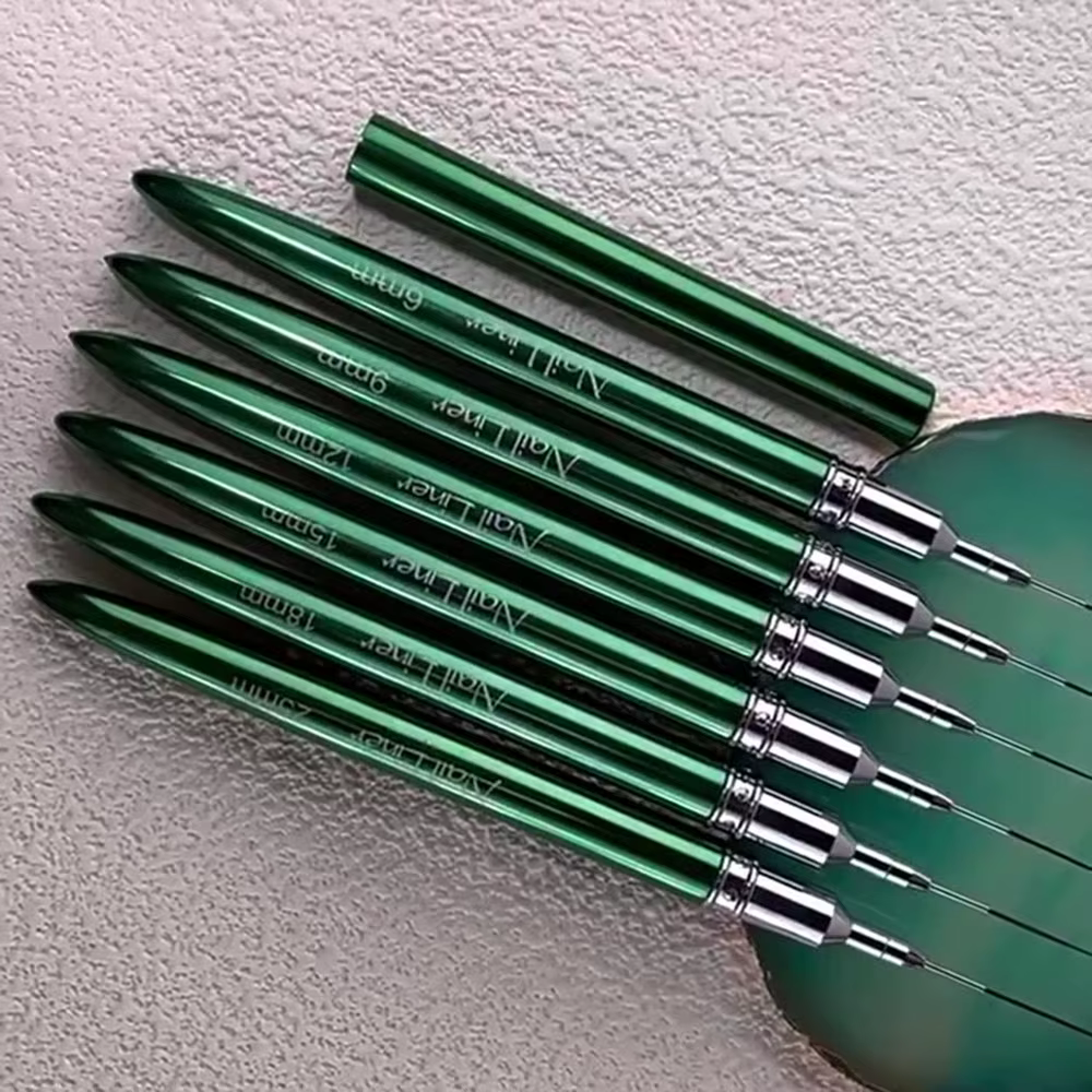 Liner vert en métal pour Nail Art