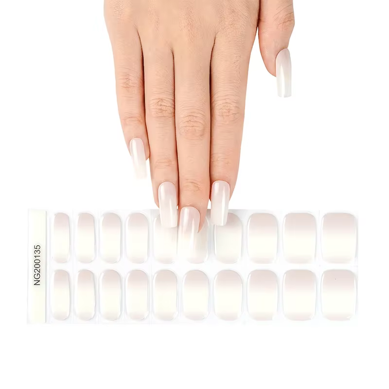 Enveloppes pour ongles semi-durcies