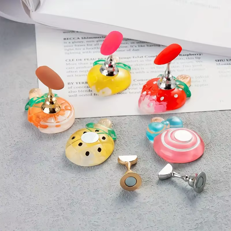 Support de pratique d'art d'ongle sur le thème des fruits avec base Harvey
