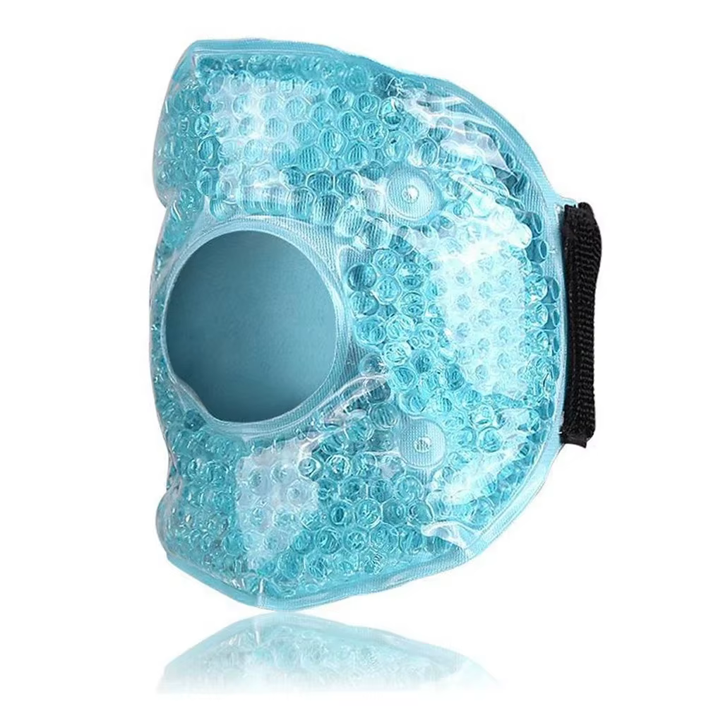 Genouillère de thérapie chaude et froide, perles de Gel réutilisables, sac de glace réglable, soulage l'inconfort du poignet, du coude et du mollet