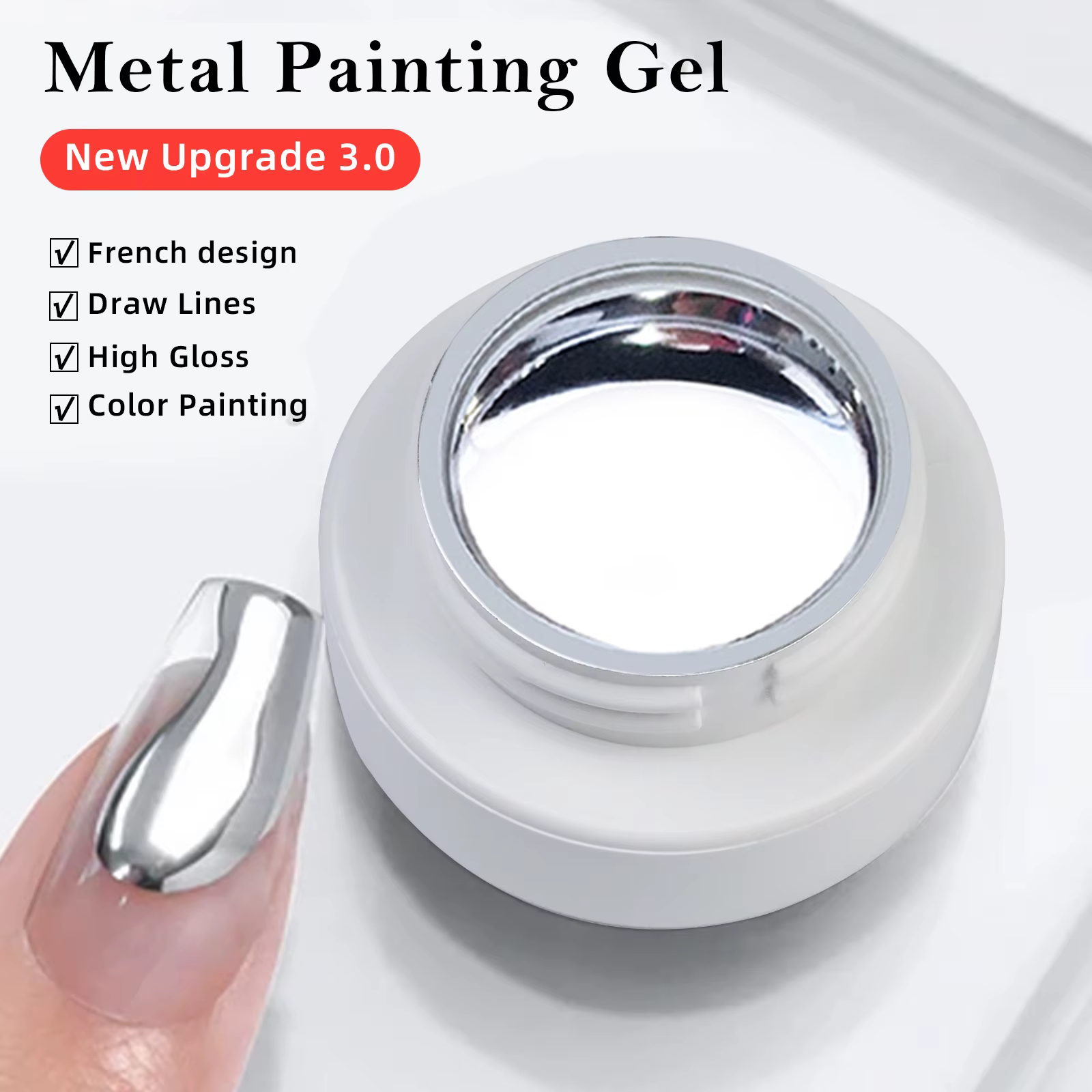 Vernis à ongles Gel métallique
