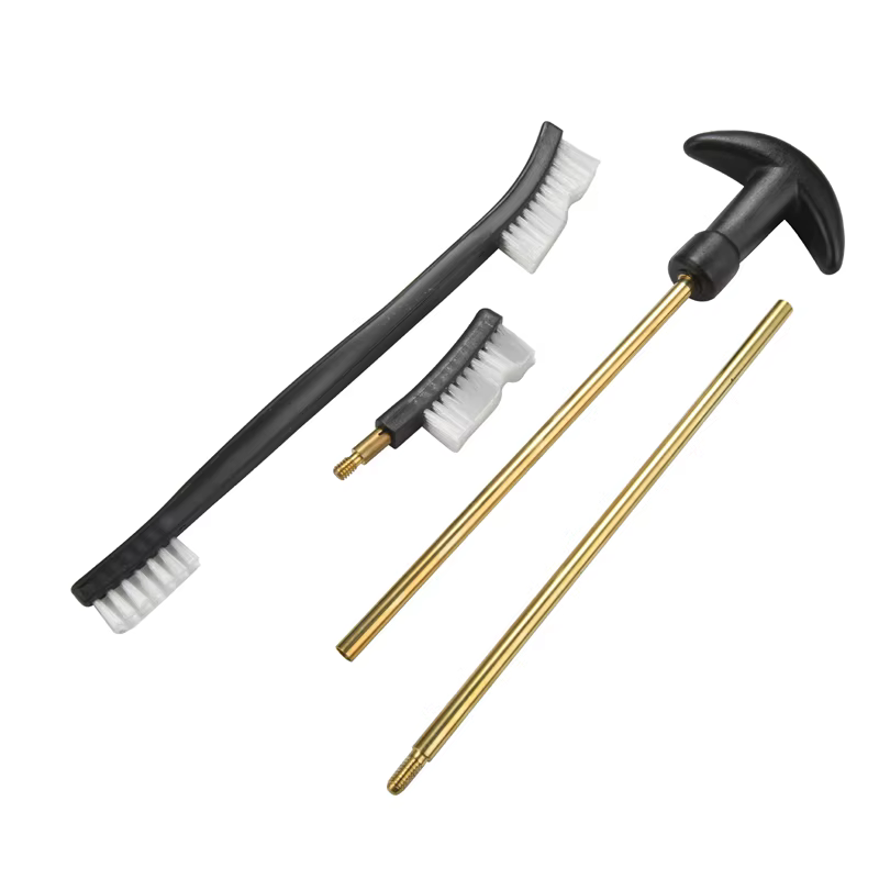 Kit de nettoyage de pistolet, brosse à baril, patchs d'outils en coton, écouvillons de 9mm, ensemble de tapis, tige universelle, accessoires de chasse Glock19 M16 Ar 15 Aк 74