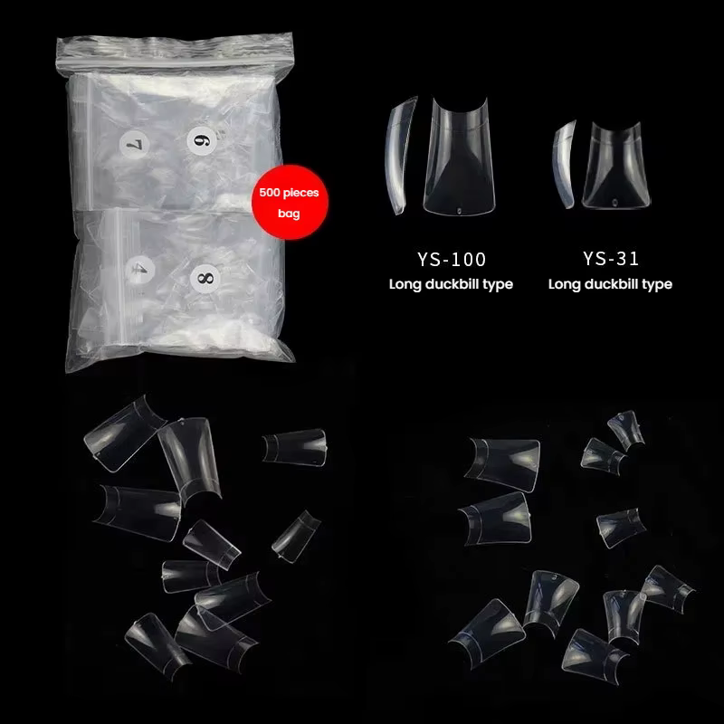 Embouts d'ongles en forme de bec de canard