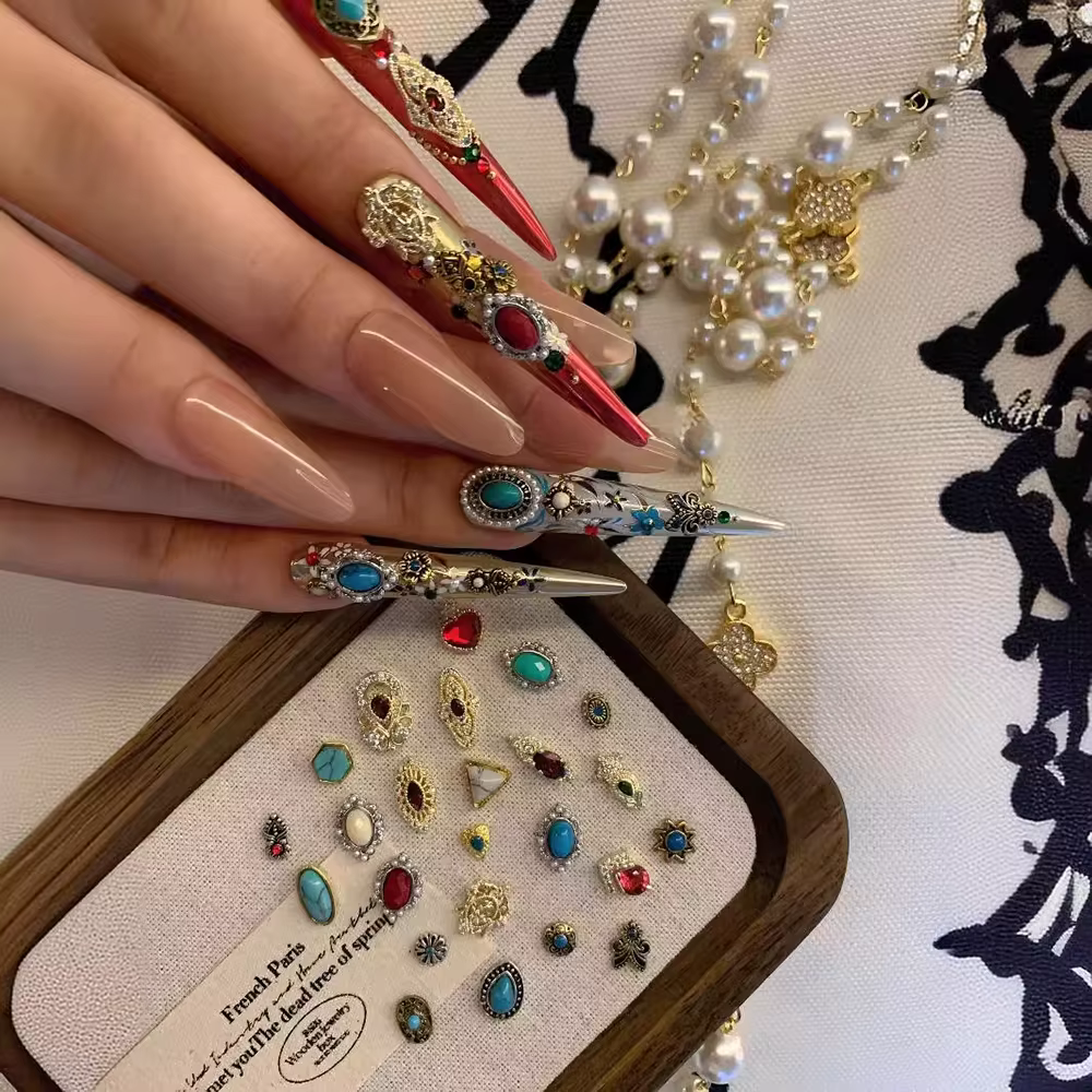 Breloques bohème pour Nail Art