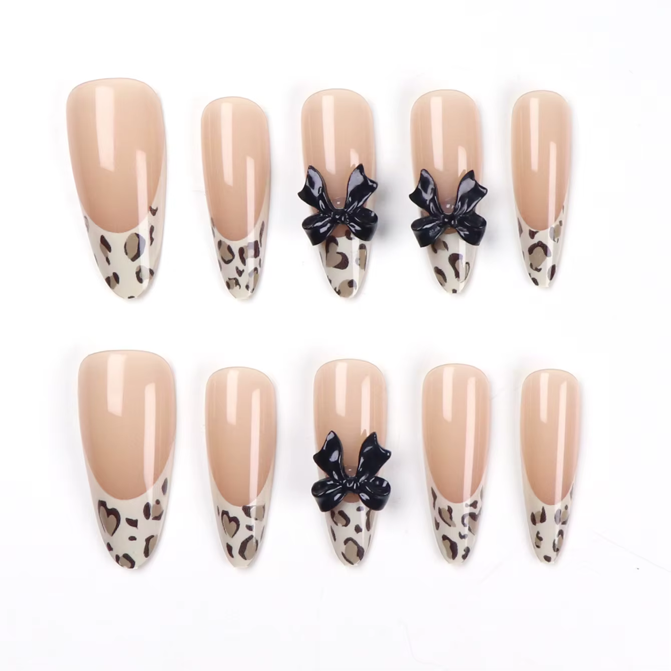 10 pièces ongles en amande