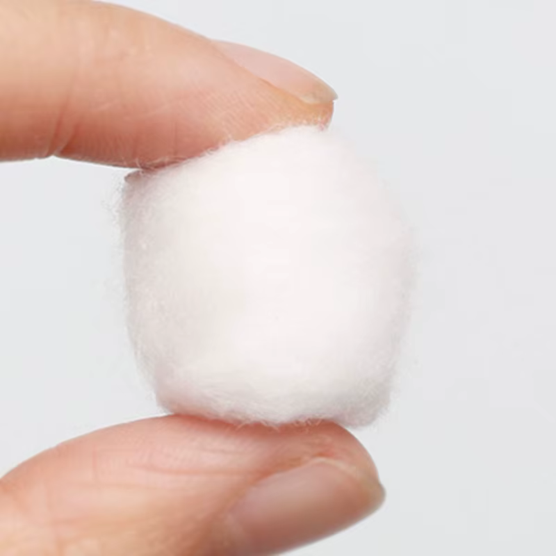 Dissolvant de vernis à ongles en laine de coton