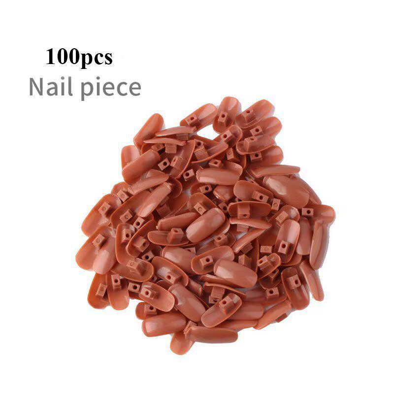 1 Ensemble de Modèles d'Entraînement pour Ongles avec Base et Support de Présentation