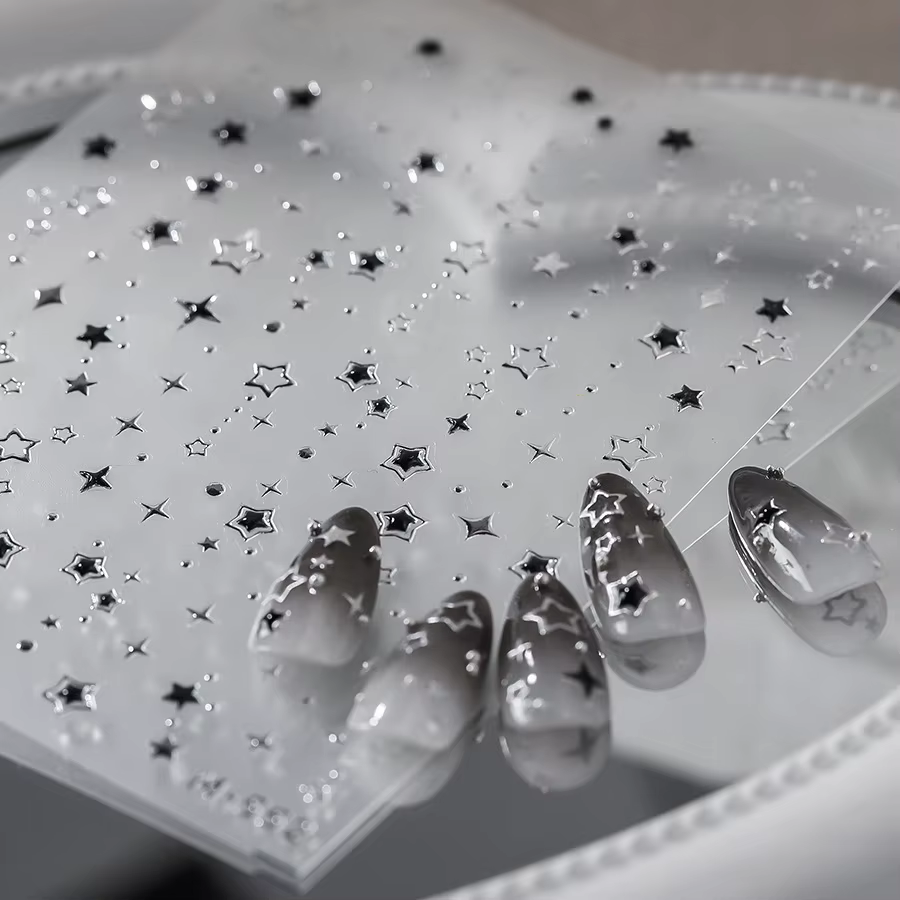 Autocollant pour ongles bronzants