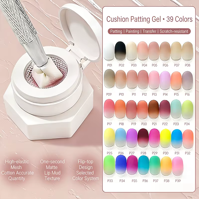 Gel à ongles 39 couleurs effet ombré