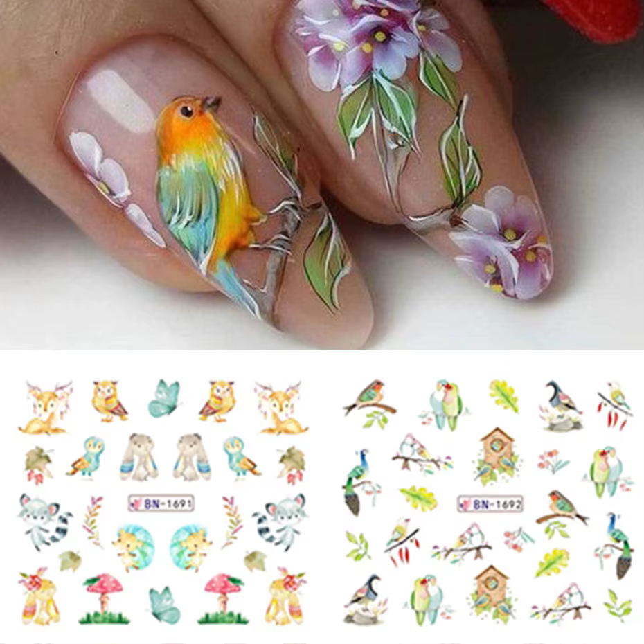 Autocollant d'eau pour Nail Art
