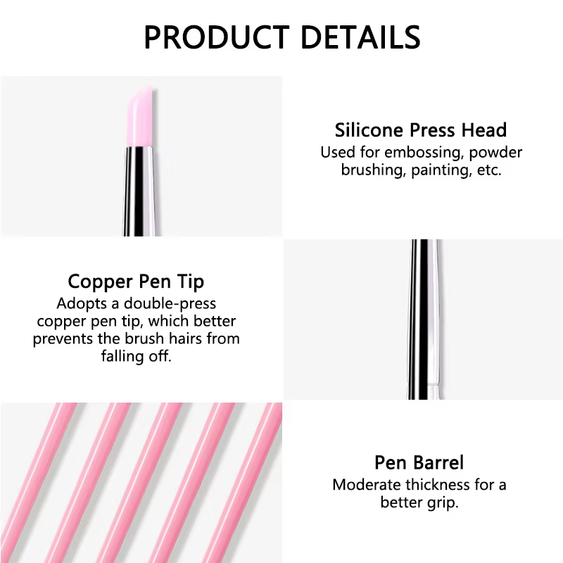 Brosse à ongles en Silicone