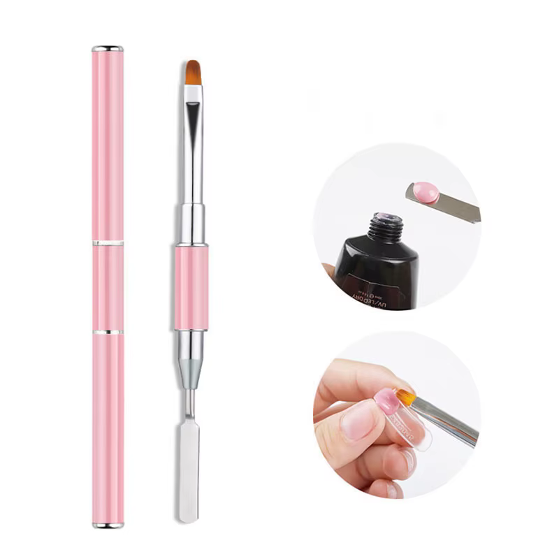 Nouveau design deux-en-un de brosse et de clip de gel
