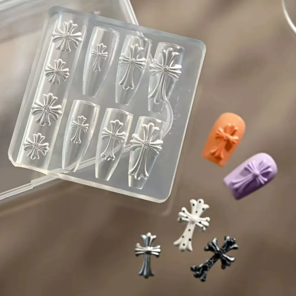 Moule à ongles 3D en silicone