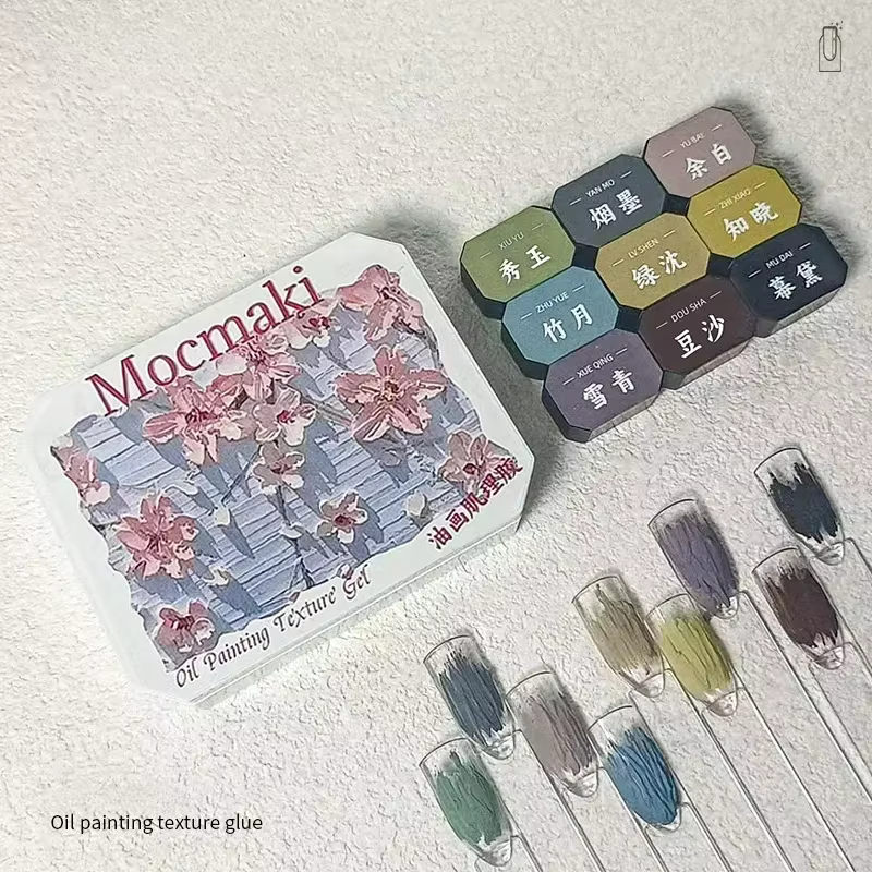 Nouvelle crème pour ongles Gel dessin Gel pâte 3D huile peinture Texture Sculpture vernis gaufrage Nail Art Gel manucure décorations