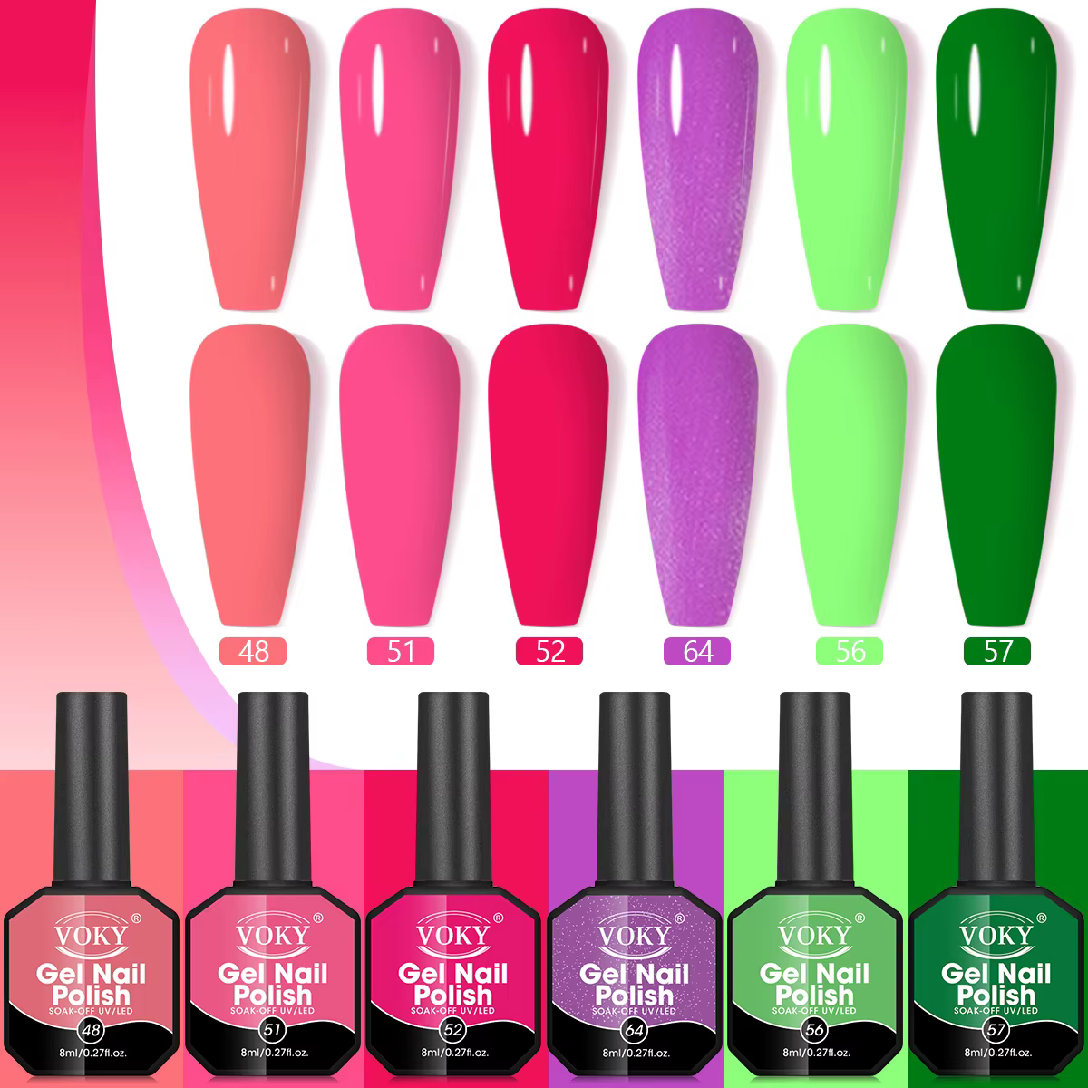 Ensemble de vernis à ongles en gel