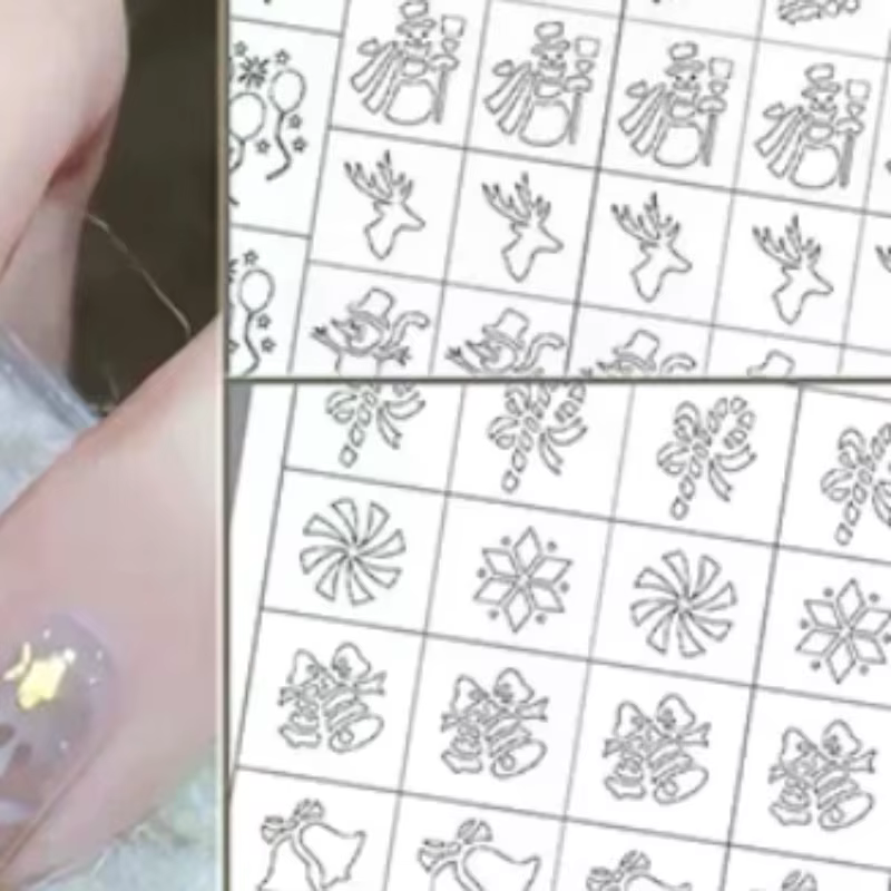 Pochoir d'aérographe pour ongles