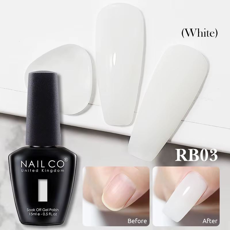 15ml 2 en 1 Gel de Base en caoutchouc sans lingette couche de finition couleur Gel vernis à ongles Transparent bâtiment