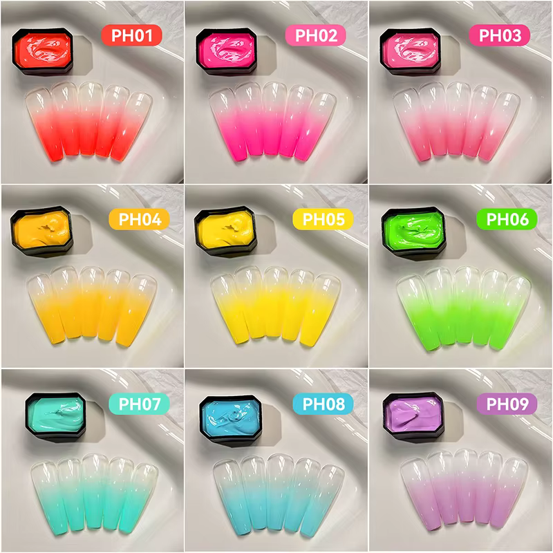UR SUGAR Gel de Peinture Dégradé 9 Couleurs pour Nail Art