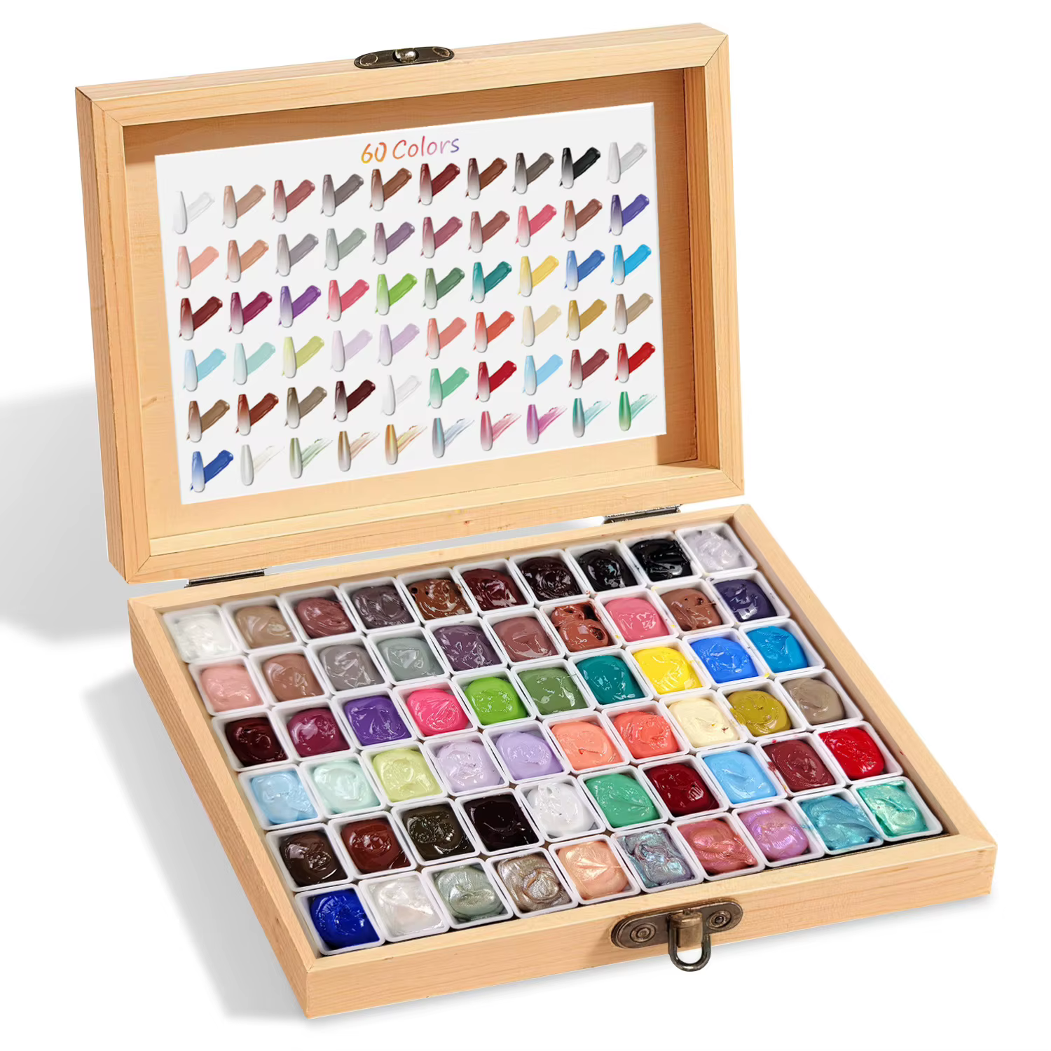 Mini Gel de Peinture pour Ongles à 60 Grilles Effet Dégradé, Vernis à Ongles pour Salon de Manucure, Texture Crémeuse Longue Durée, Application Lisse