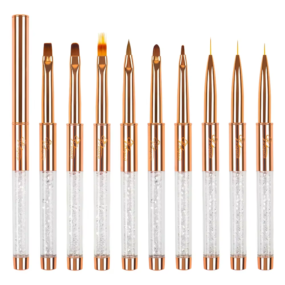 BQAN – brosse à ongles en or Rose