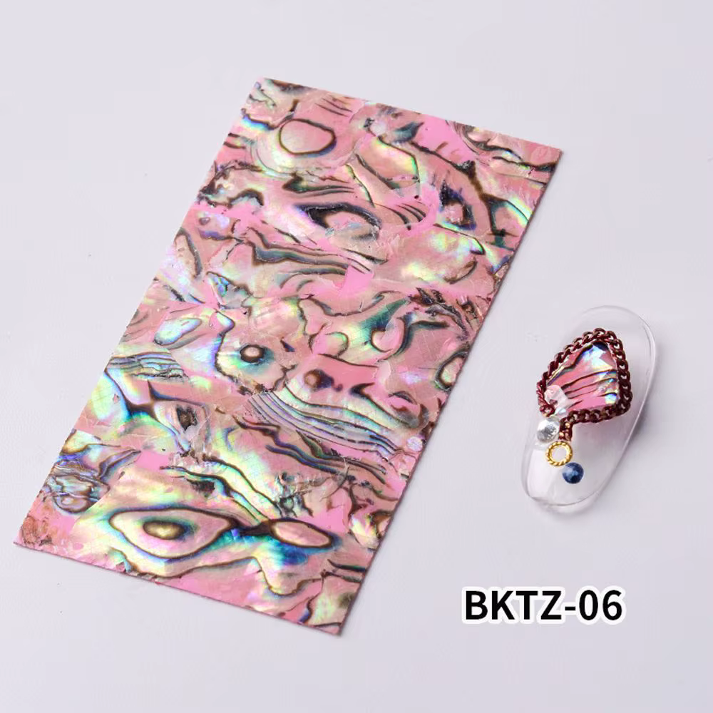 Feuilles d'ongles scintillantes pour manucure