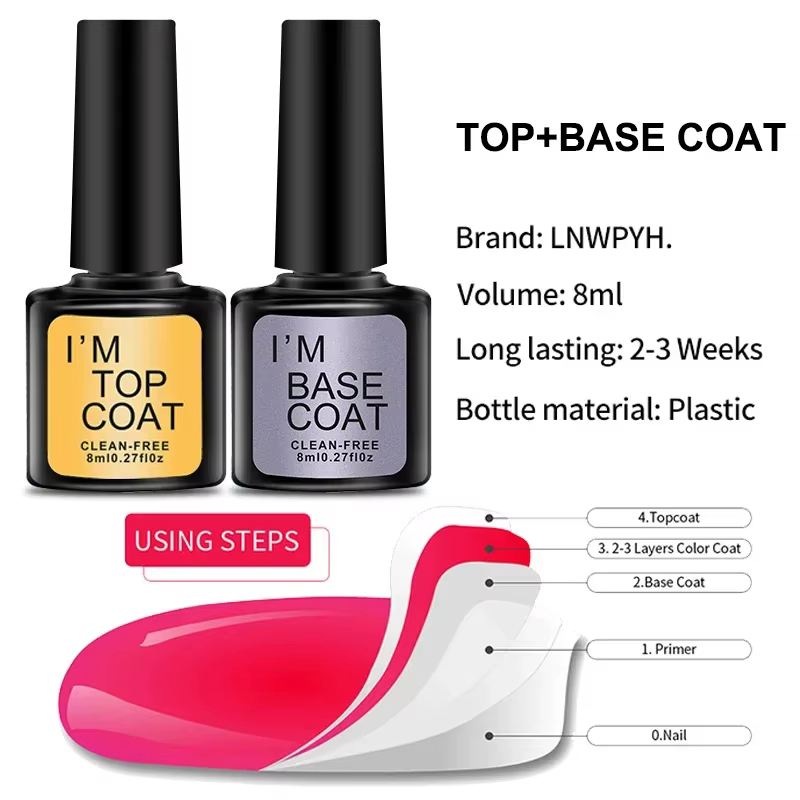 Kit de Gel pour ongles avec sèche-lumière LED
