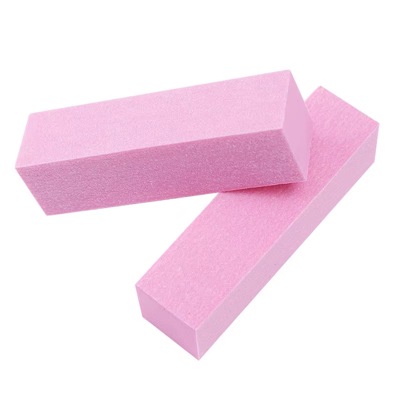 Rose Polissage Ponçage Fichiers Bloc Pédicure Manucure Soins Éponge Nail Art Tampon Grindig