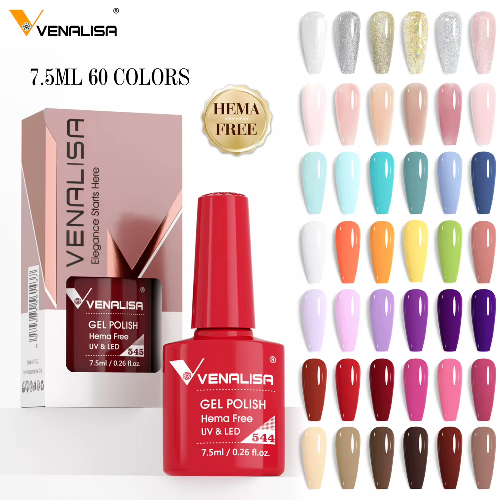 VENALISA 7.5ml vernis à ongles VIP5 HEMA gratuit Semi Permanent tremper UV LED