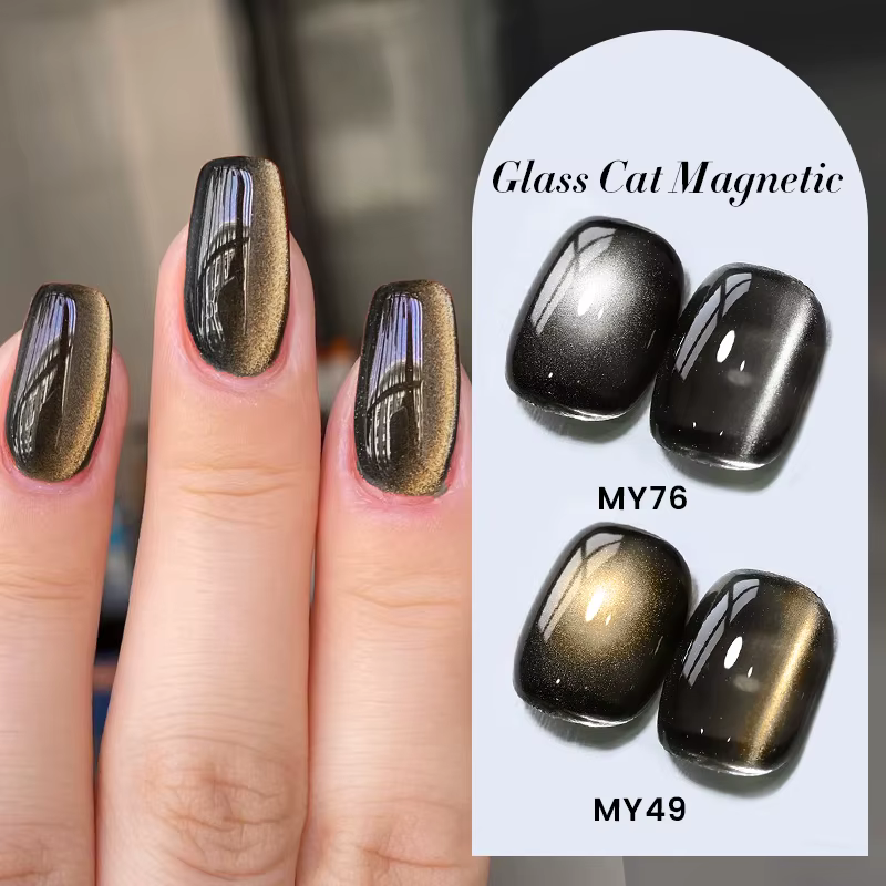 BORN PRETTY 10ml verre noir chat Gel magnétique vernis à ongles Style Punk Nail Art manucure Varnis Gel Semi Permanent
