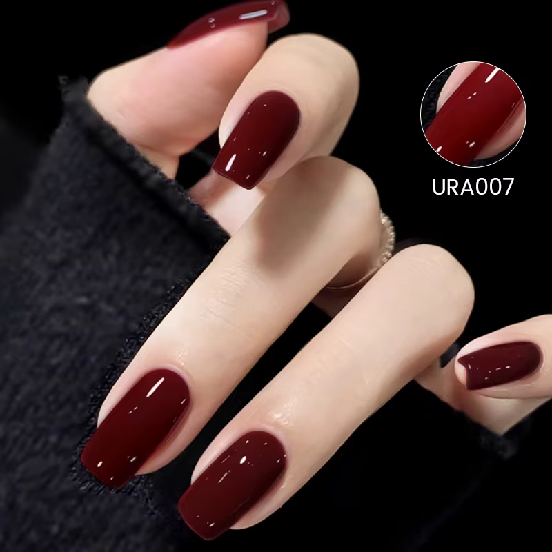 UR SUGAR 15ml Vernis à ongles gel rouge vin longue tenue