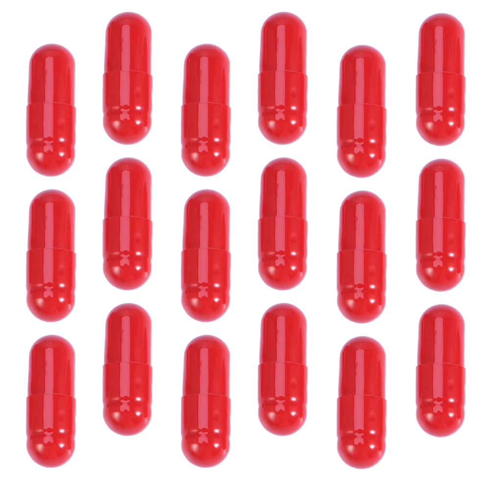 Capsules de Faux Sang Effrayantes, Accessoires de Maquillage d'Halloween, 50 Pièces