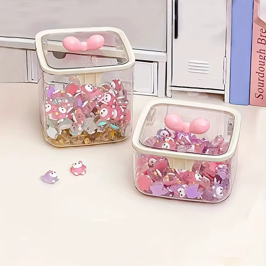 Organisateurs de rangement d'accessoires pour cheveux, support de rangement d'accessoires de vanité, boîte anti-poussière, conteneurs de rangement de linge, salle de bain