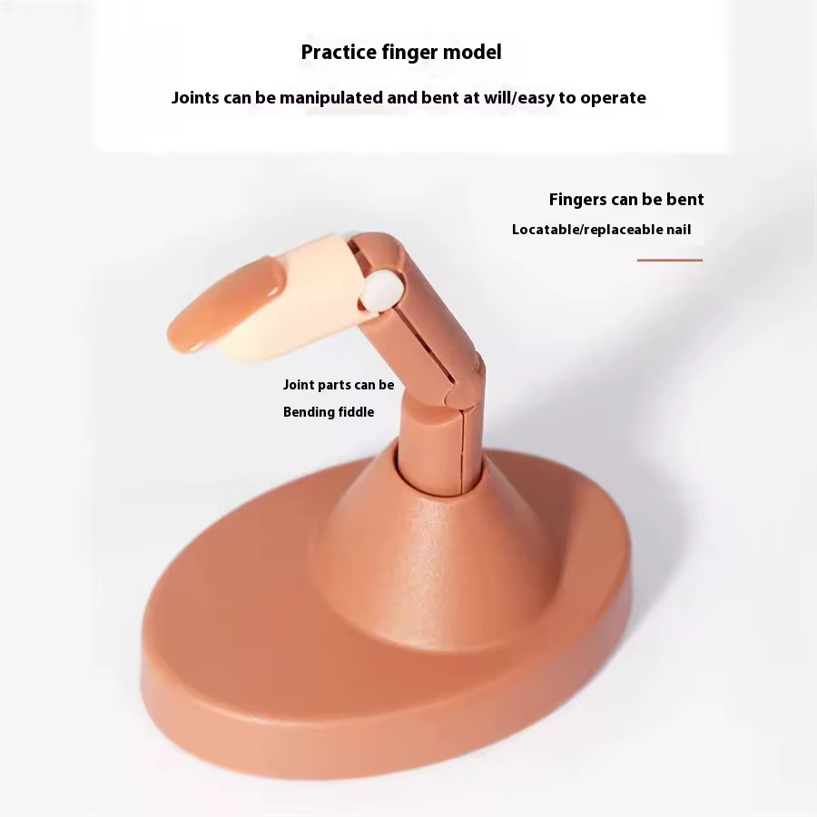 Faux Doigts Réglables pour la Pratique du Nail Art