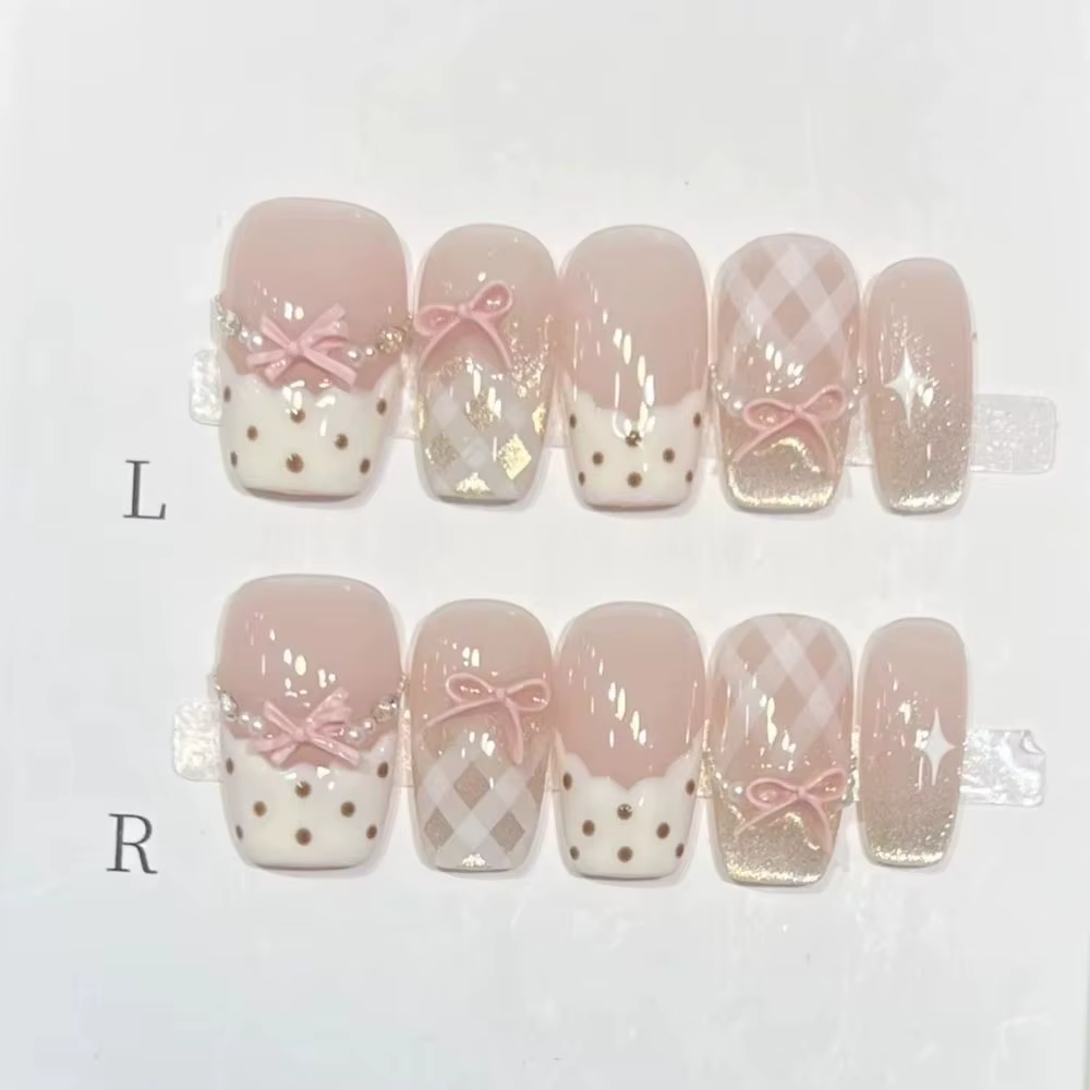 Faux ongles de Ballet mi-longs