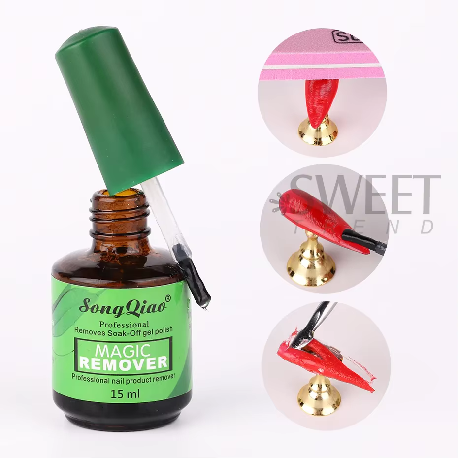 Dissolvant magique de vernis à ongles Gel UV