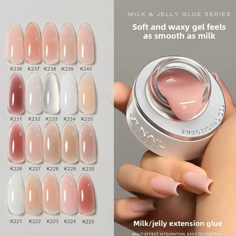 MRNAIL Masque à ongles allongé Noir et Blanc